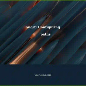 Understanding Snort: Configuring <dir>paths</dir> in Tech Support