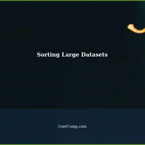 Sorting Large Datasets: A Step-by-Step Guide