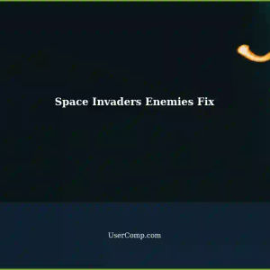 Fixing Space Invaders Enemies Not Moving Issue
