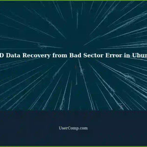 Recovering SSD Data from Bad Sector Error in Ubuntu