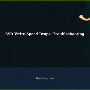 Troubleshooting Unexpected Write-Speed Drops in SSDs