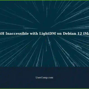 SSH Inaccessible: LightDM Starts on Debian 12 (iMac 2010)