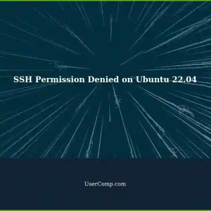 SSH Connection Permission Denied on New Ubuntu 22.04 LTS Server