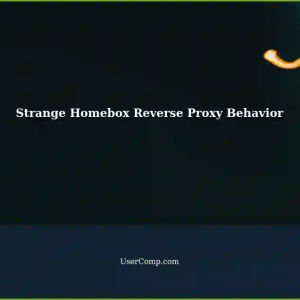 Strange Reverse Proxy Behavior with Homebox and PFSense: A Tech Support Nightmare
