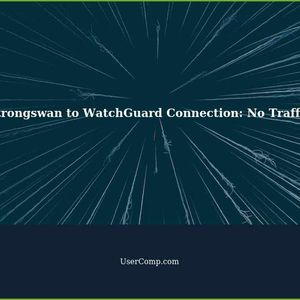 Troubleshooting Strongswan to WatchGuard Connection with No Traffic