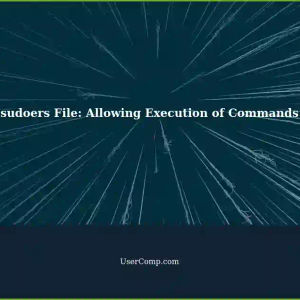 Understanding sudoers File: Allowing Execution of Specific Commands for a User