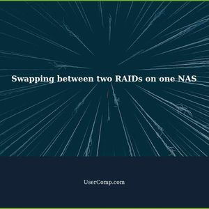 Can I swap between two RAIDs on one NAS?