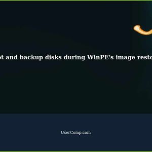 Swapping boot and backup disks during WinPE's image restore procedure