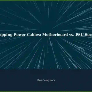 Swapping Power Cables between Motherboard and PSU Socket: A Confusing Modular Power Supply Situation