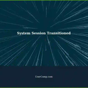 System Session Transitioned (Reason: Input Accelerometer)