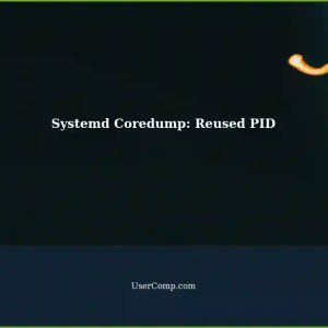 Systemd Coredump: Reused PID and Extracting Actual Coredump