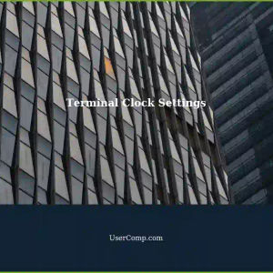 Changing Clock Settings Using Terminal: A Comprehensive Guide