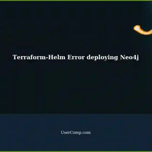 Terraform-Helm: Kubernetes Cluster Unreachable Error when Deploying Neo4j Helm Chart