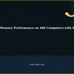 Testing Memory Performance on Vintage Intel 486 Computers with Speedsys