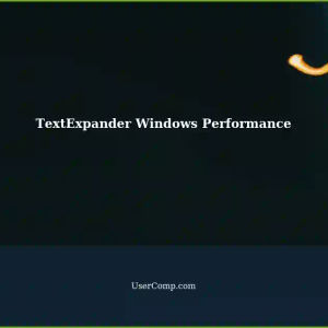 TextExpander Performance Issues on Windows: A Common Query