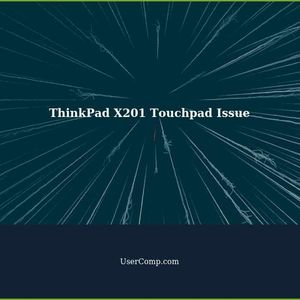 Touchpad Issue on ThinkPad X201 Notebook with Windows 10: Left Key Becomes Right Key