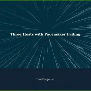 Pacemaker: Three Hosts Failing - Resources Not Starting