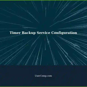 Timer Backup Service: OnUnitActiveSec Set to 3 Hours