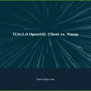 TLSv1.0 Unsupported by OpenSSL Client, but Nmap Shows Supported?