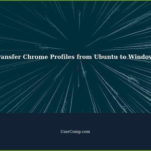 Transfer Google Chrome Profiles from Ubuntu to Windows