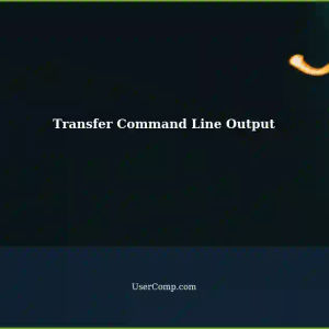 Sending Command Line Output to Another Computer