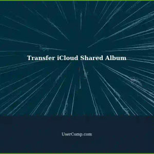 Transferring Photos and Videos from a Shared iCloud Photo Album