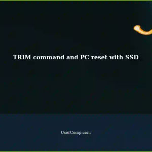 Can TRIM command make data unrecoverable when quickly resetting a PC with an SSD?