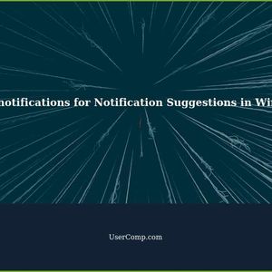 How to Turn off all notifications for Notification Suggestions in Windows 11