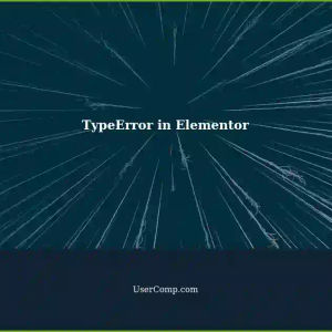 Uncaught TypeError in Elementor Plugin: Offset Type String Treated as Array