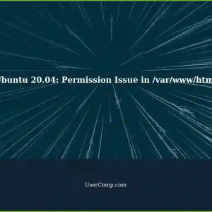 Ubuntu 20.04: Permission Error when Writing to /var/www/html