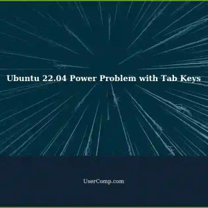 Ubuntu 22.04 Power Issue: Tab Keys Change Monitor Color Instead of Powering Off