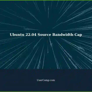 Find Source Bandwidth Cap for Ubuntu 22.04 LTS Workstations