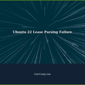Failure to parse lease: could not get netmask from lease on Ubuntu 22