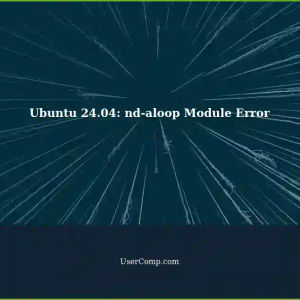 Ubuntu 24.04: nd-aloop Module Not Found during Loopback Device Creation