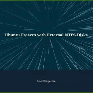 Ubuntu Freezes When Copying Data from External NTFS Disks