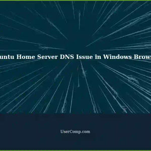 LAN Networking: Local DNS Name Not Working in Windows Browser for Ubuntu Home Server 'lenovo'