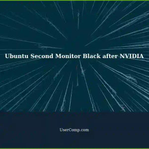 Ubuntu 22.04: Second Monitor Stays Black after NVIDIA Graphics Card Plug-in