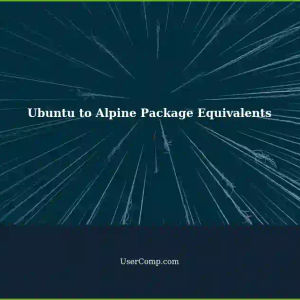 Finding Equivalent Packages: Ubuntu to Alpine