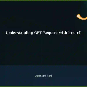 Strange Get Request: Understanding the 'rm -rf' Command in a GET Request