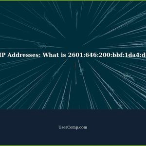 Understanding IP Addresses: What is 2601:646:200:bbf:1da4:d869:d0d4:d3ed?
