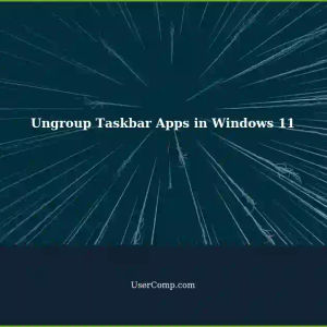 Effectively Ungroup App Windows 11 Taskbar: Never Combine Taskbar Button With Hidden Labels