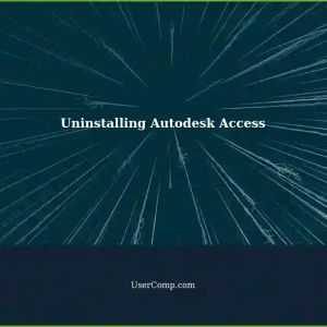 Removing Autodesk Access: Installed Products and Institutional Access