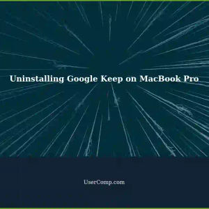 Unable to Uninstall 'Google Keep Notes' on MacBook Pro 2019