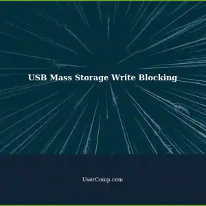 Understanding USB Mass Storage Write Blocking Adapters