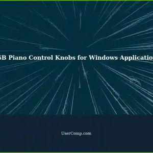 Controlling Volume Levels of Specific Windows Applications with USB Piano Control Knobs