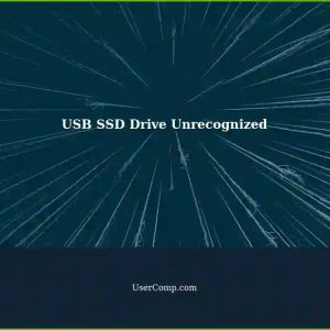 USB SSD Drive Connected but Doesn't Load Anymore - Unplug and Reconnect