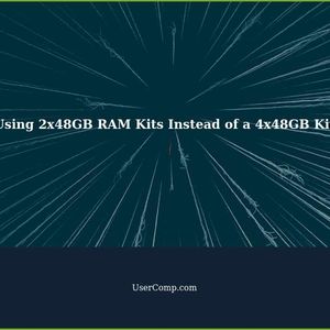 Can I Use 2x48GB RAM Kits Instead of a 4x48GB Kit?