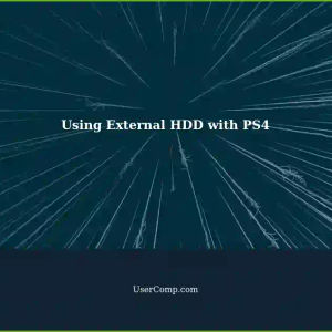 Using an External HDD with a 500GB Free PS4: A Guide