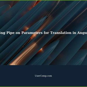 Using Pipe on Parameters for Translation in Angular