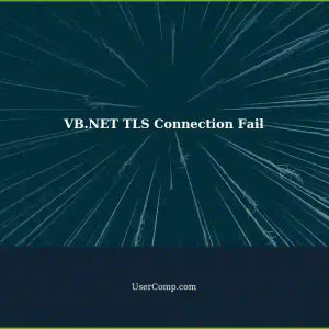 VB.NET Application: Selective TLS Connection Fail with Remote Server
